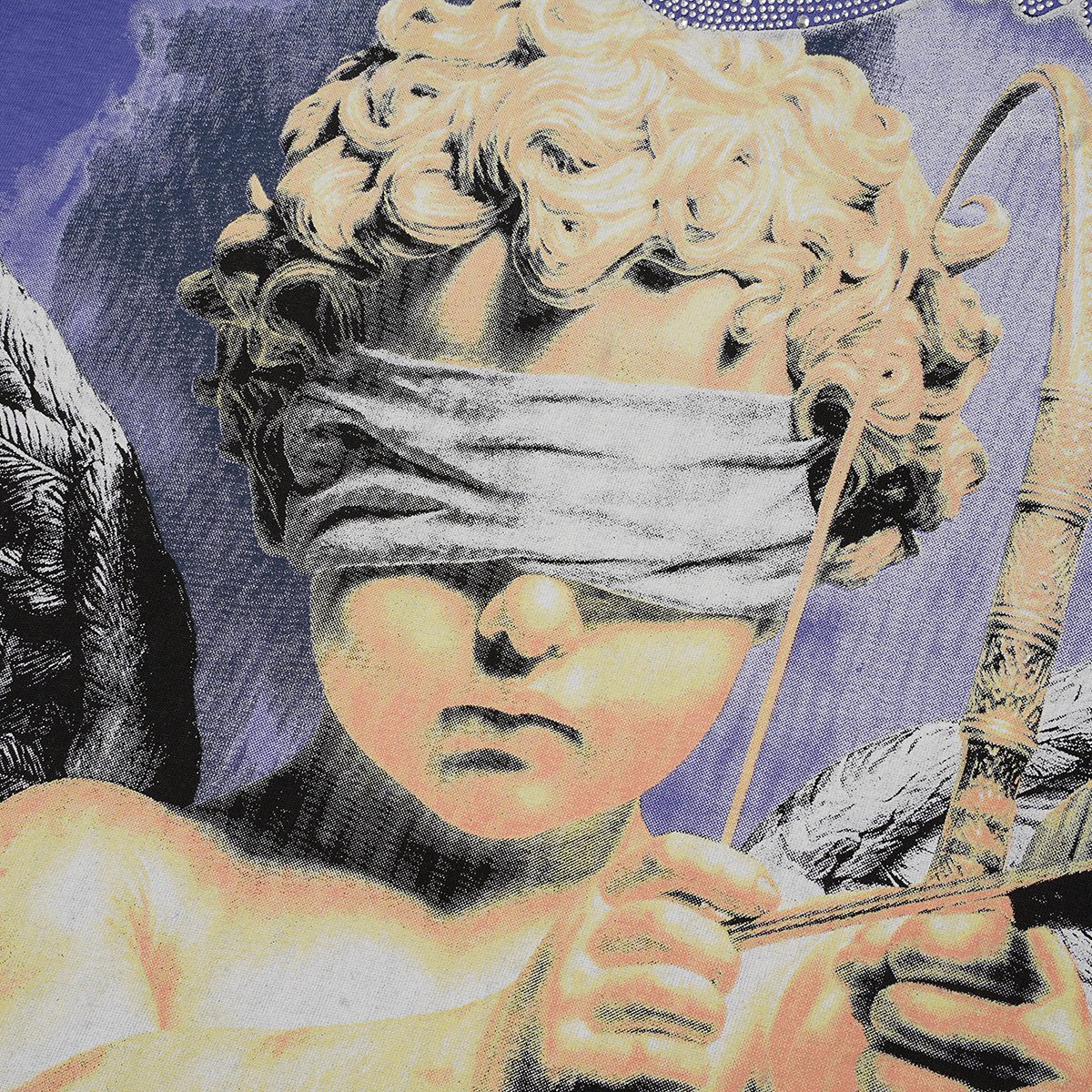 MIXED EMOTION Angel Graphic Short-Sleeve T-Shirt — detail