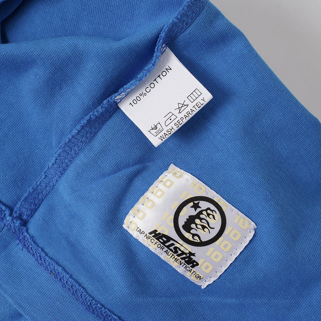 Hellstar Washed Panel Graphic T-Shirt — neck_label