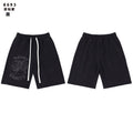 SAINT Vanity Rhinestone Drawstring Shorts — front