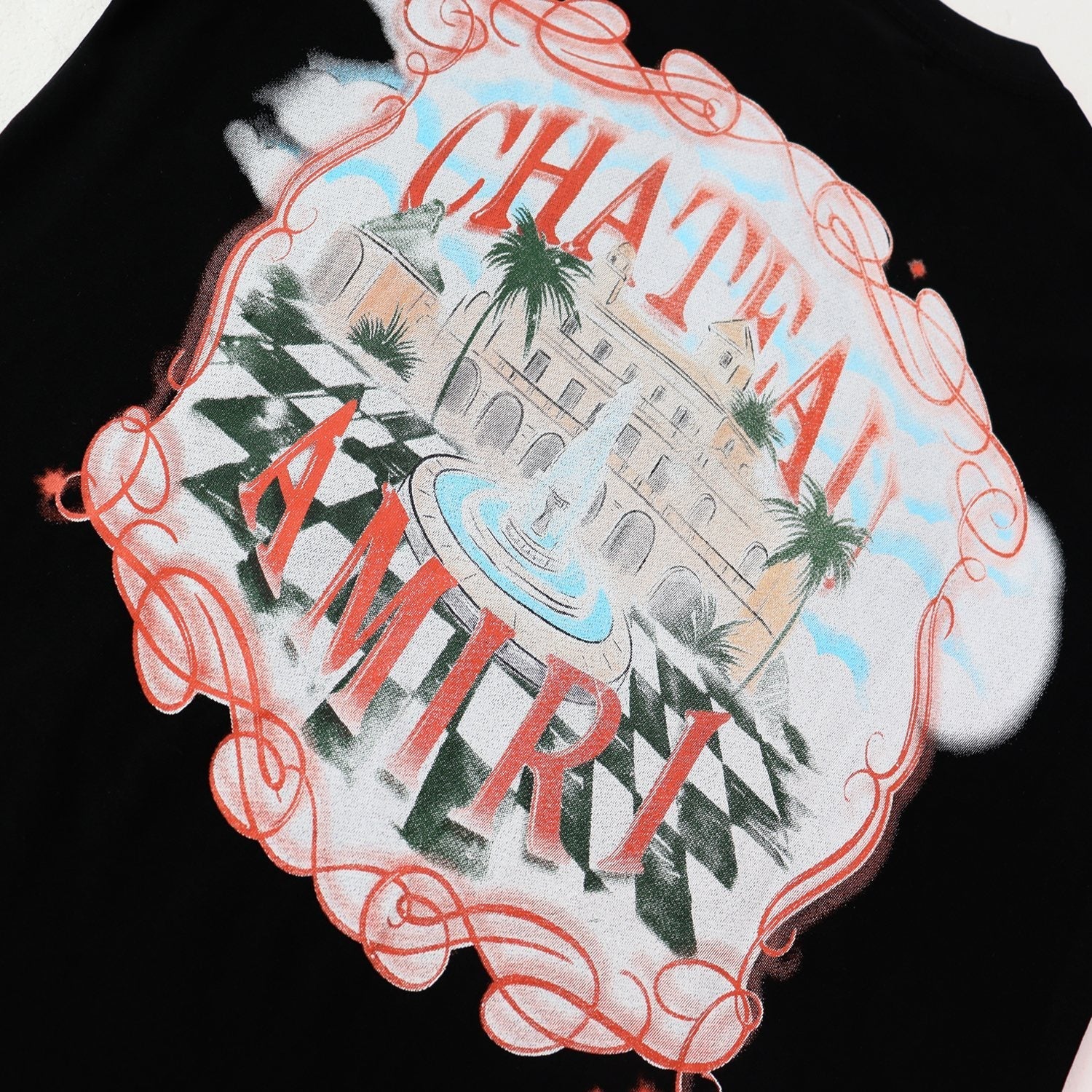 AMIRI Chateau Castle Graphic T-Shirt — detail