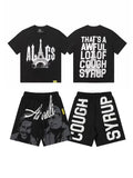 THAT'S A AWFUL LOT OF COUGH SYRUP Paris Eiffel Graphic Short-Sleeve Set — front