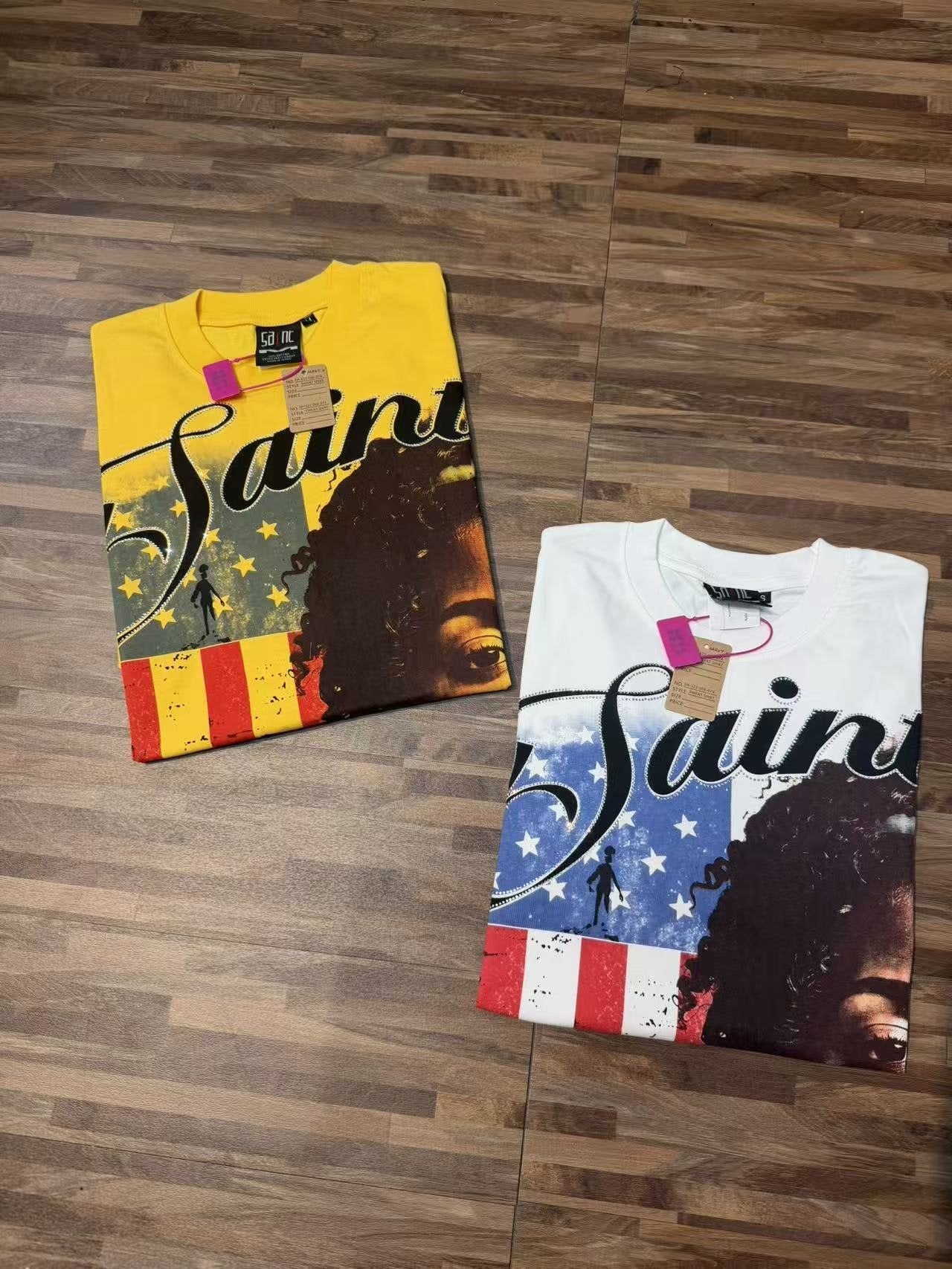 SAINT Glowing Street Queen Graphic T-Shirt — context