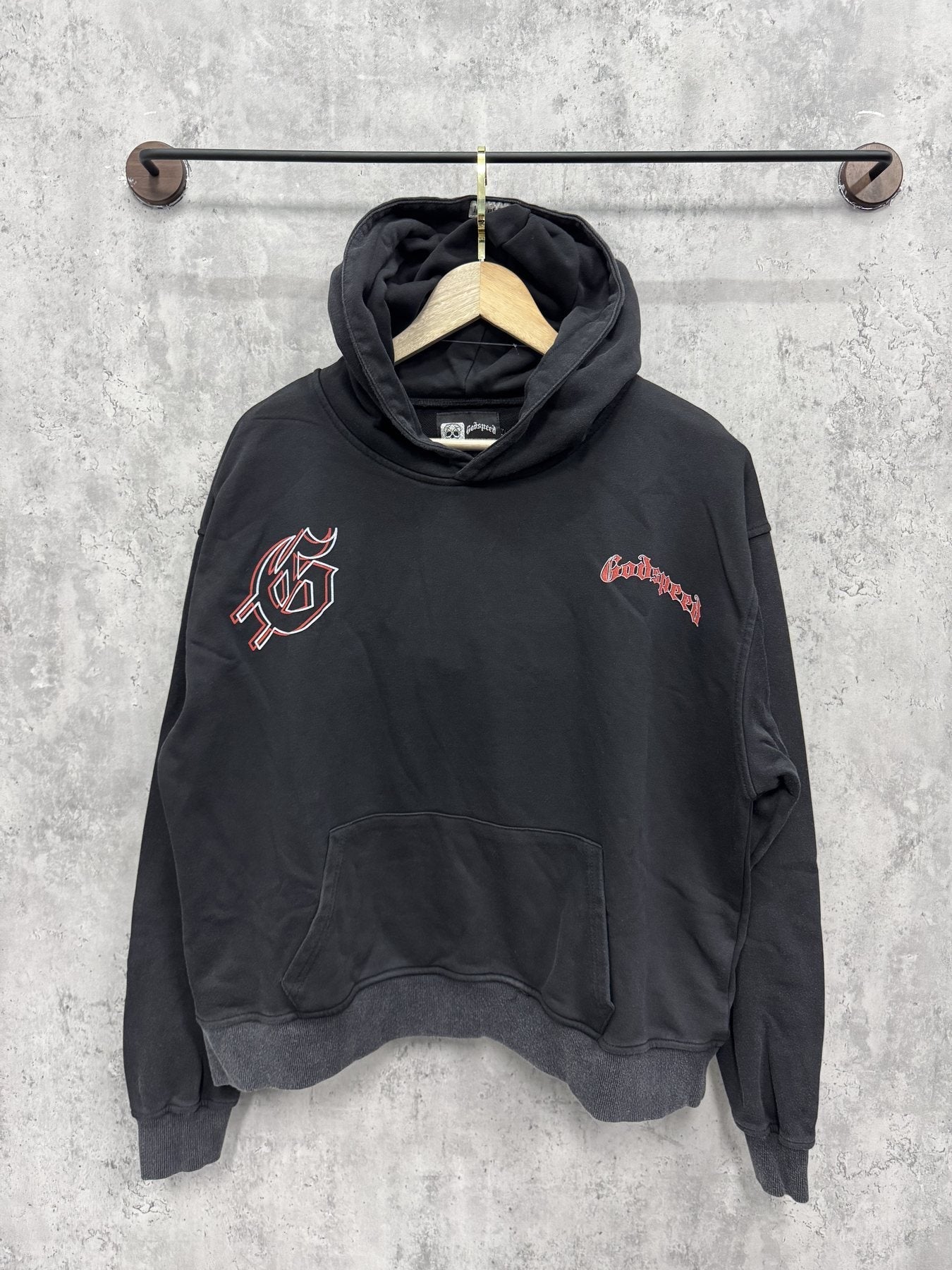 Godspeed Statue Graphic Hoodie — front