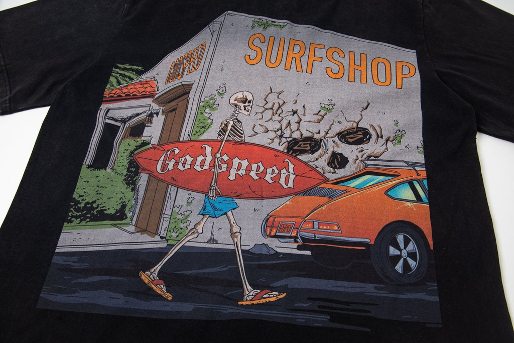 Godspeed Surfshop Graphic Short-Sleeve T-Shirt — detail