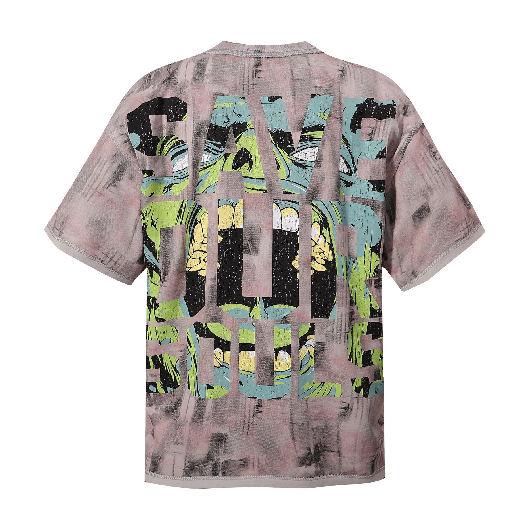 RARE PEACE Enraged Graphic Short-Sleeve T-Shirt — back