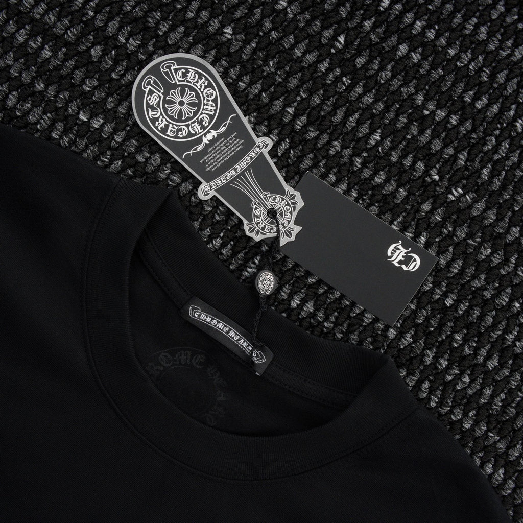 Chrome Hearts Beijing Horseshoe Script Graphic T-Shirt — hang_tag