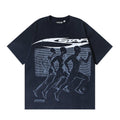 Hellstar Washed Dark Navy Graphic T-Shirt — hero