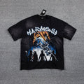 HARMONY Black Front & Back Graphic T-Shirt — hero