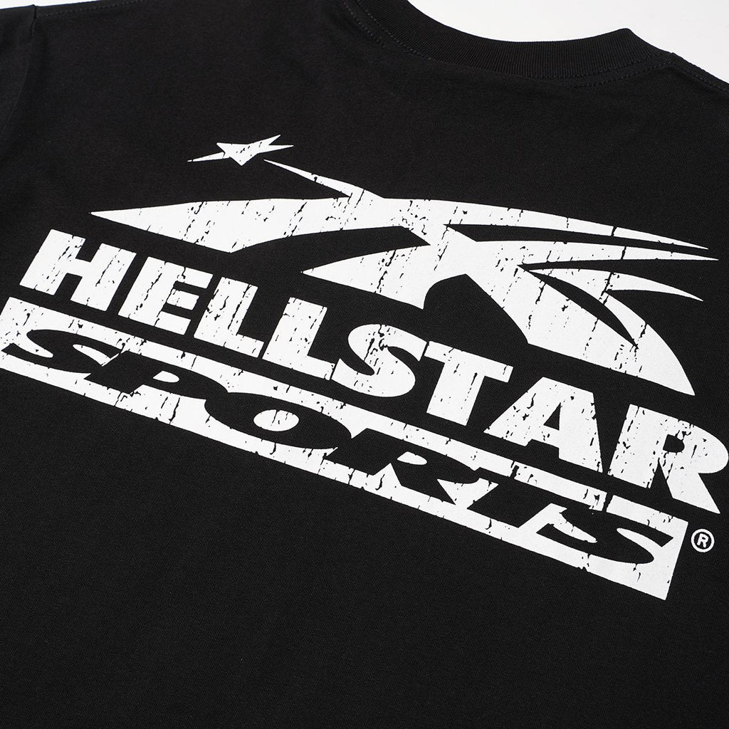 Hellstar Beat Us Sports Graphic T-Shirt — fabric_closeup