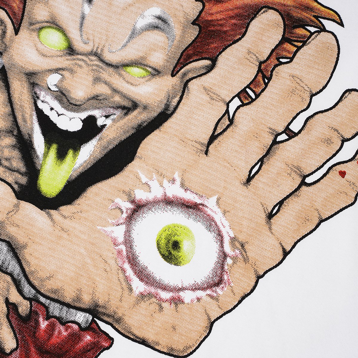 Hellstar Evil Be Gone Clown Graphic T-Shirt — detail