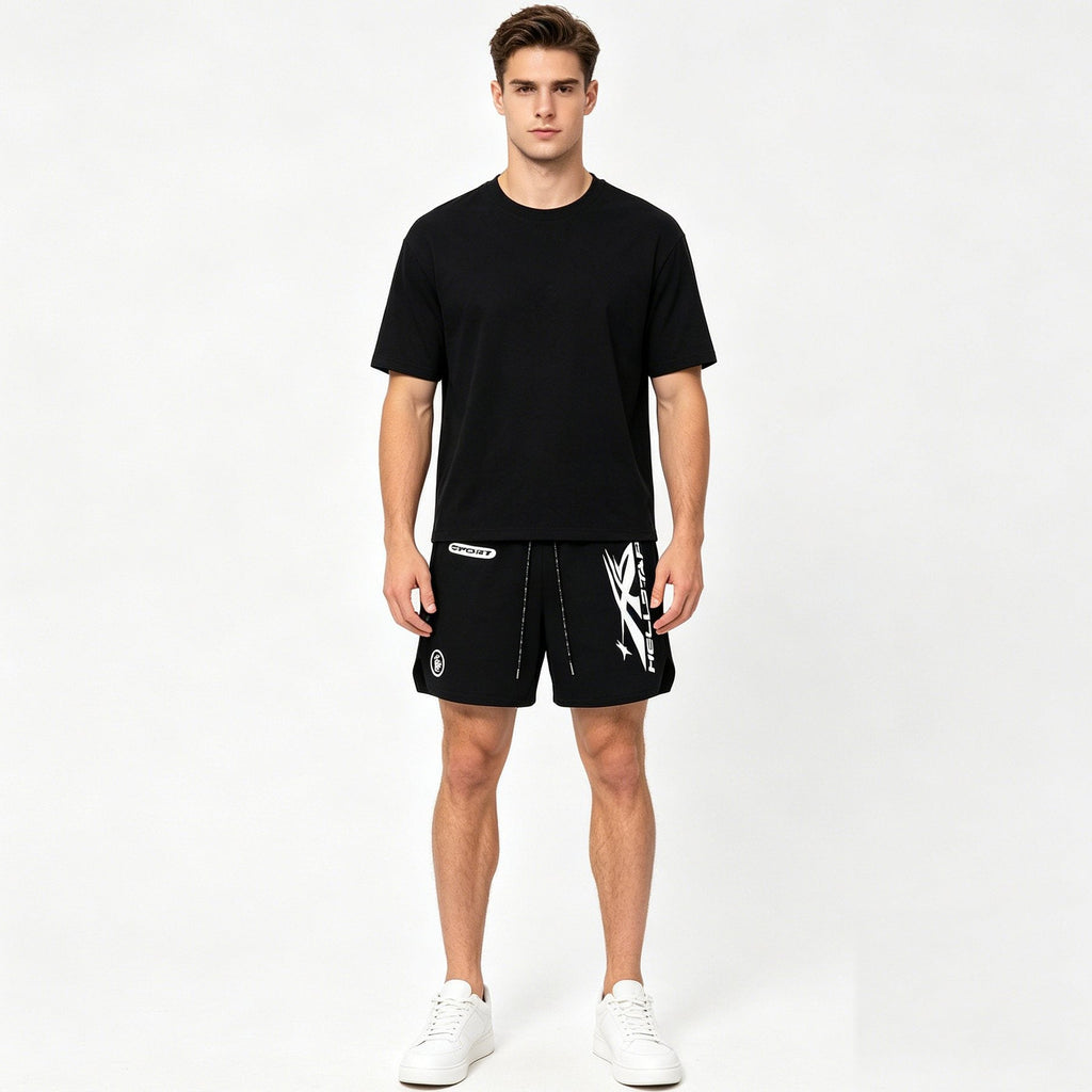Hellstar Sport Graphic Shorts - Black — context