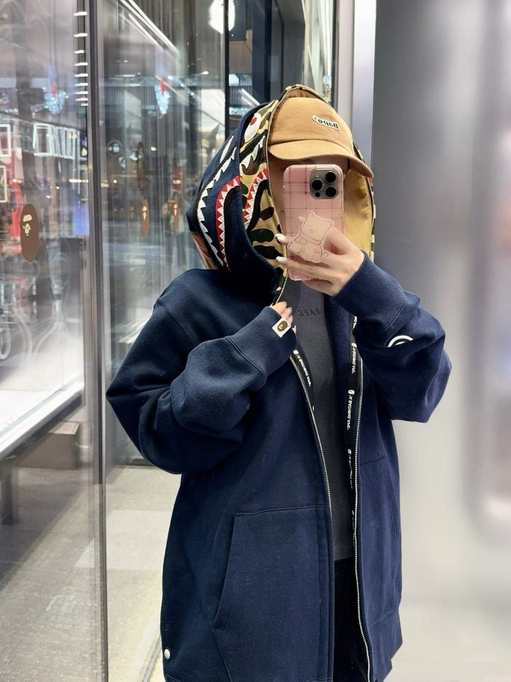BAPE Shark WGM Zip-Up Hoodie — context