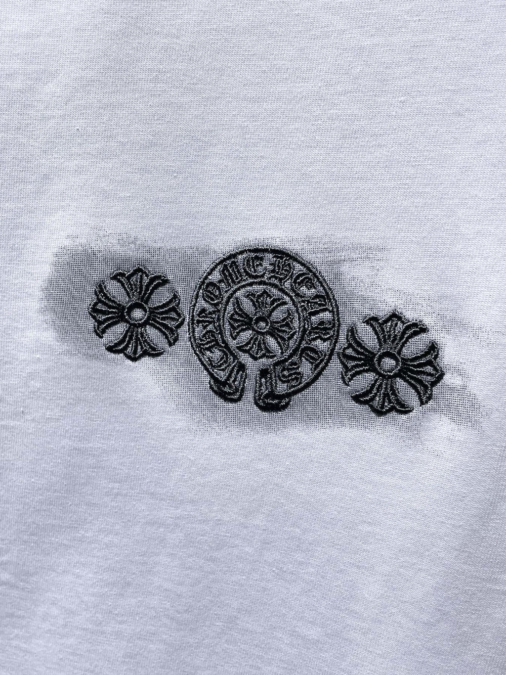 Chrome Hearts Gothic Floral Graphic T-Shirt — detail