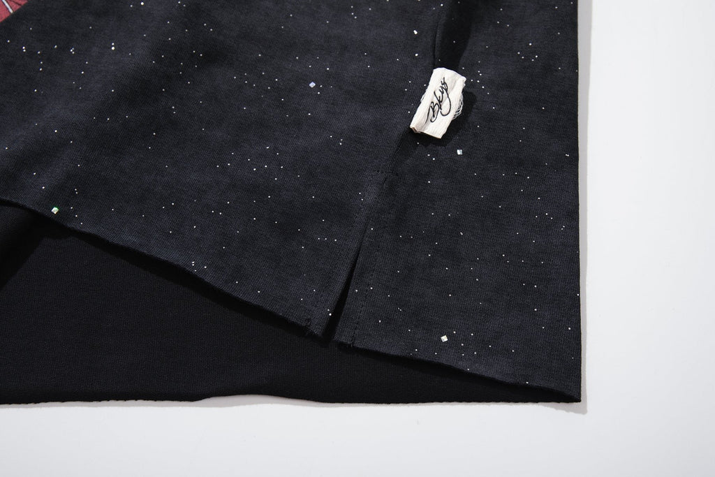 BKYS Revival Dreams Portrait Rhinestone T-Shirt — detail