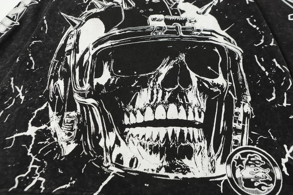 Hellstar Skull 69 Graphic Long-Sleeve T-Shirt — detail