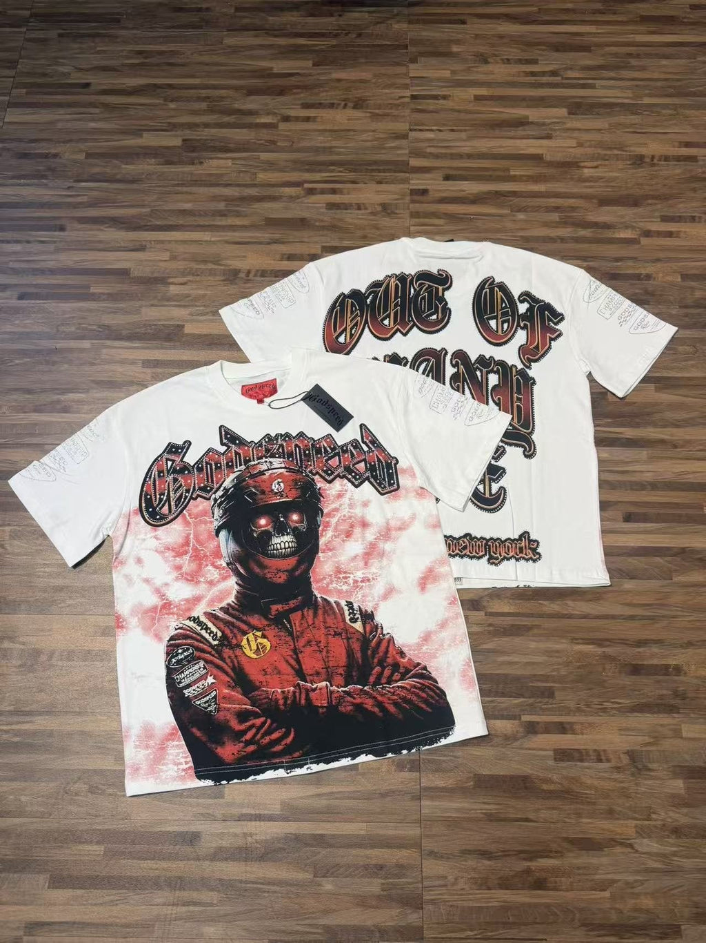 Godspeed Racing Skull Graphic T-Shirt — context
