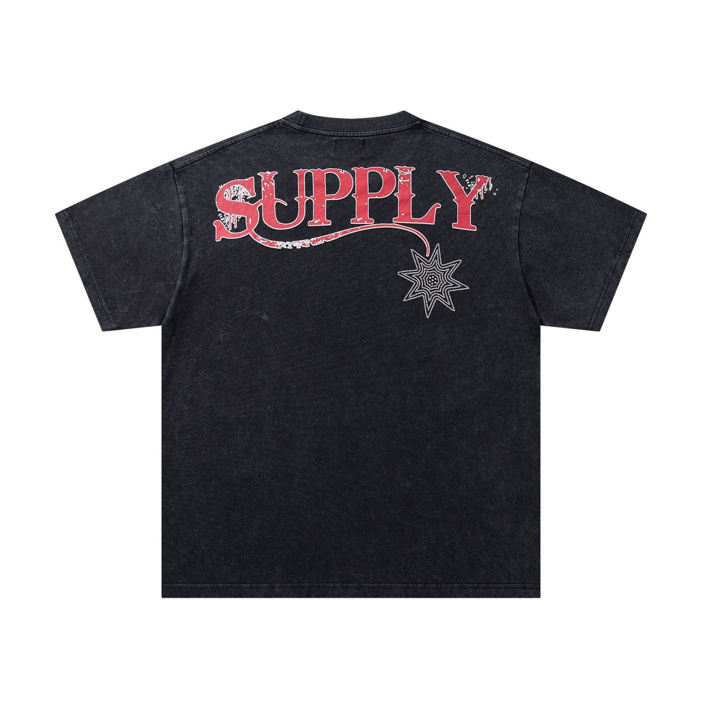 SUPPLY TEE Western Rider Graphic Short-Sleeve T-Shirt — back
