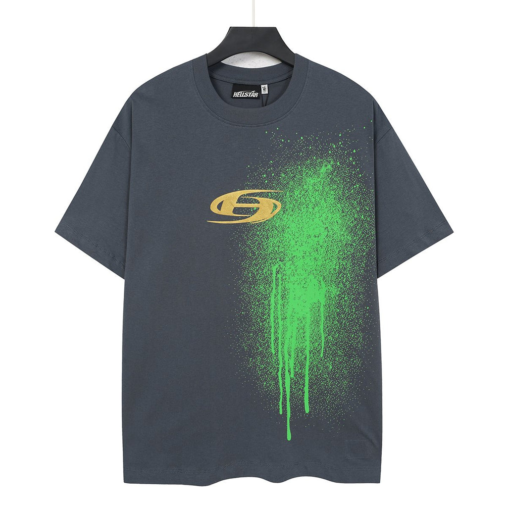 Hellstar Oval Studios Splatter Graphic T-Shirt — front