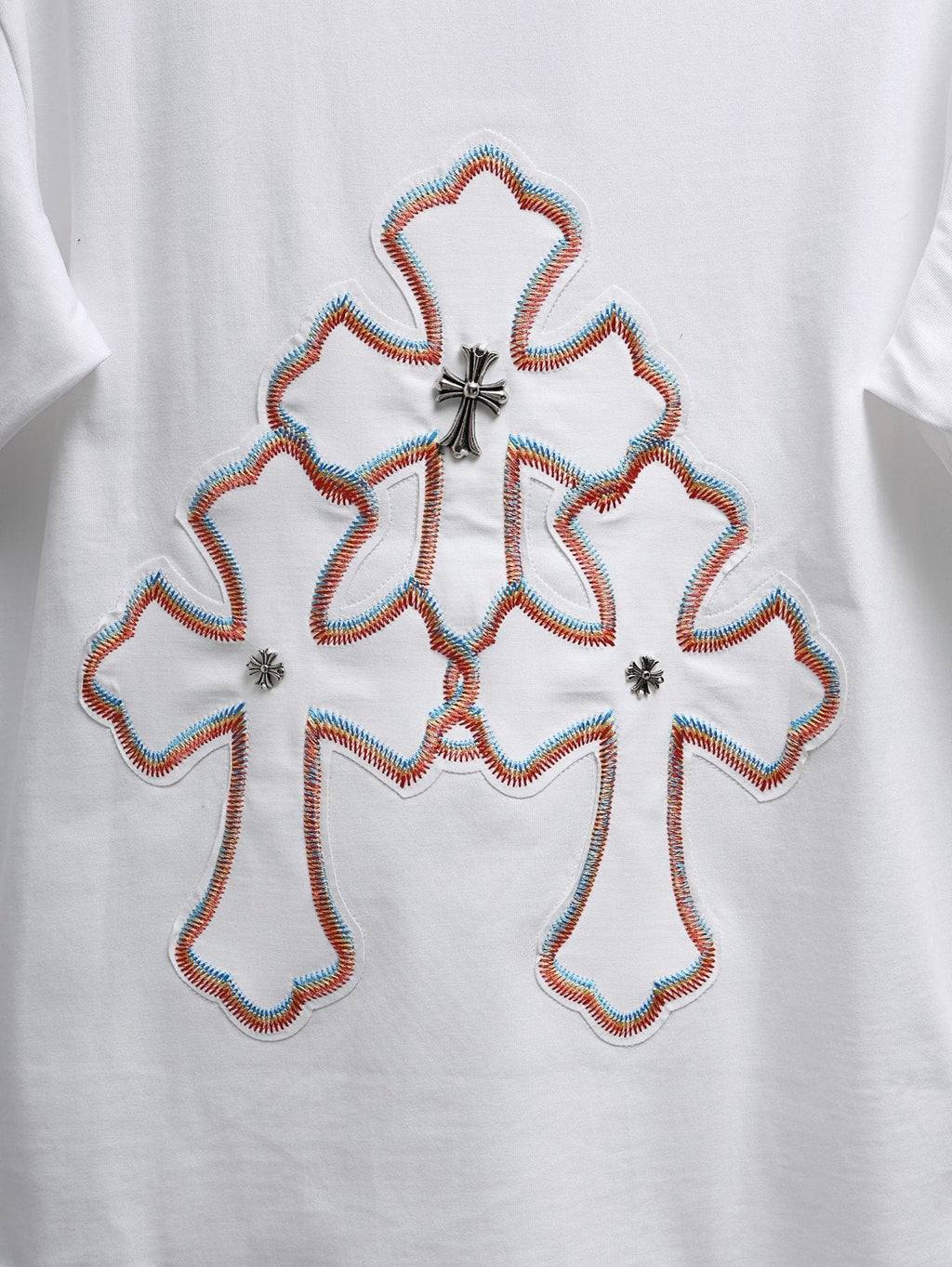 Chrome Hearts Clustered Cross Graphic T-Shirt — detail