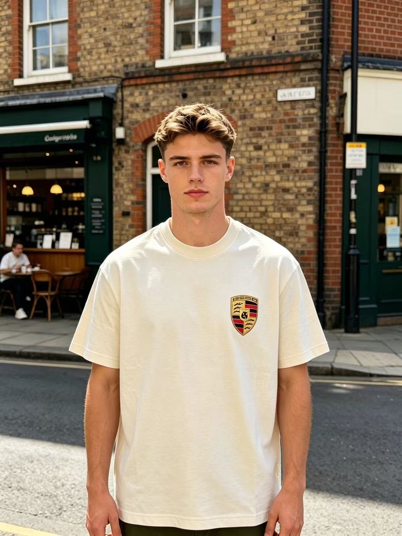 Godspeed Motorsport Collage Graphic T-Shirt — hero