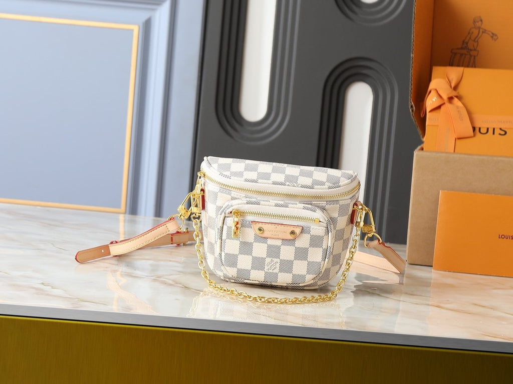 Louis Vuitton Bumbag Checkerboard Crossbody Bag — hero