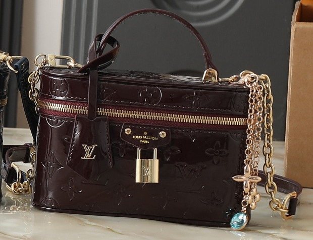 Louis Vuitton Monogram Padlock Top-Handle Bag — front