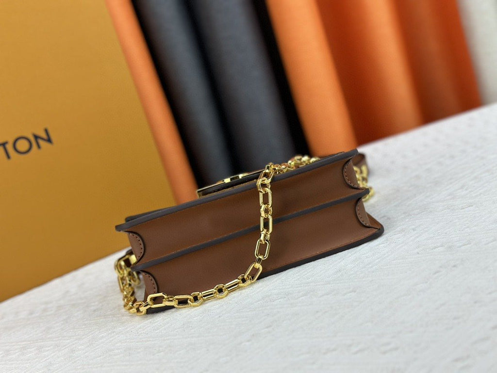 Louis Vuitton Dauphine East West Monogram Shoulder Bag — detail