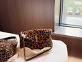 Saint Laurent LouLou Puffer Leopard Print Shoulder Bag — hero