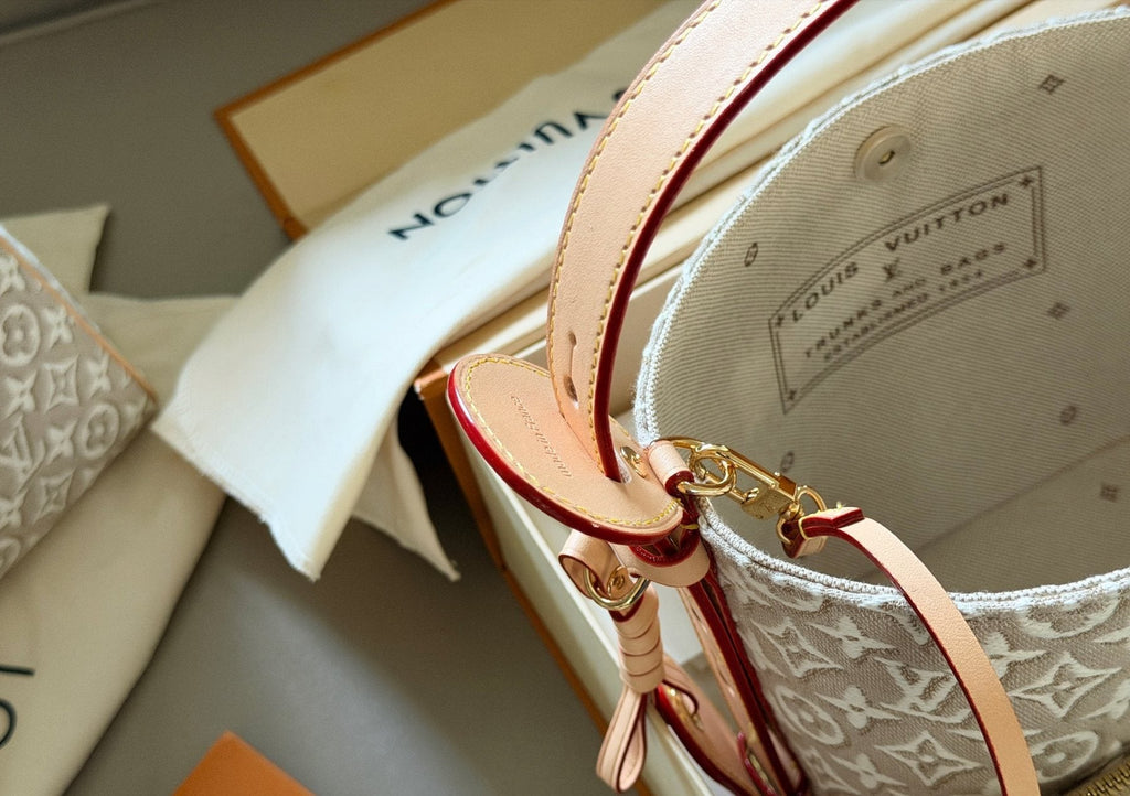 Louis Vuitton All In BB Monogram Bucket Bag — detail