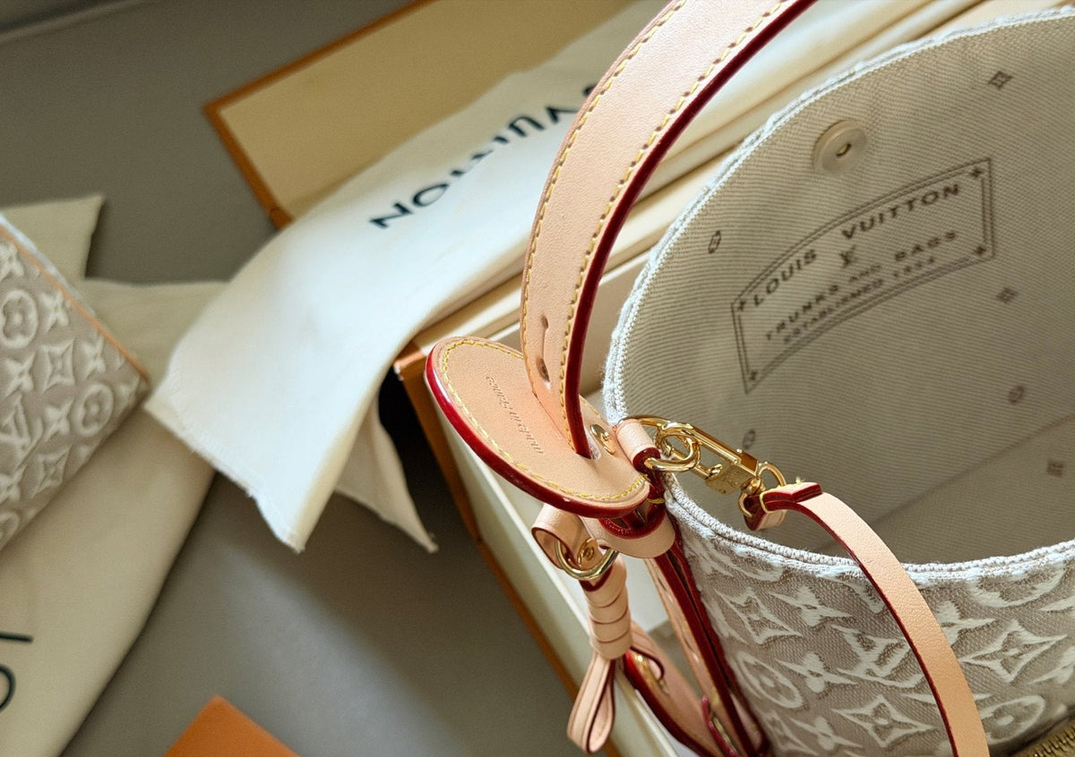 Louis Vuitton All In BB Monogram Bucket Bag — detail