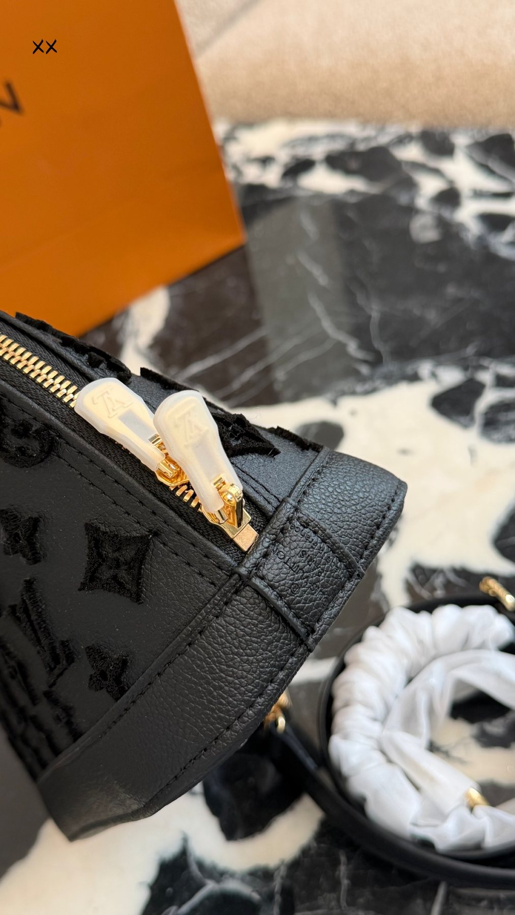 Louis Vuitton Monogram Dome Top-Handle Bag — detail
