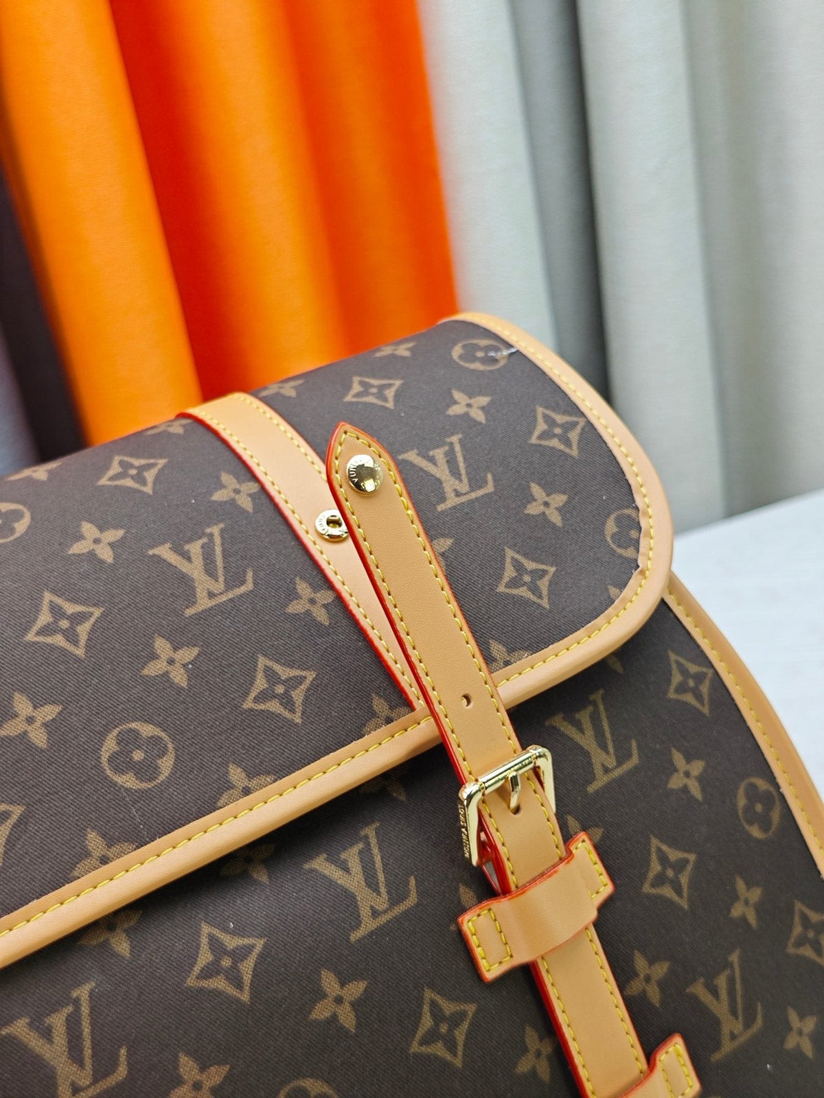 Louis Vuitton Jet Lag Monogram Messenger Bag — detail