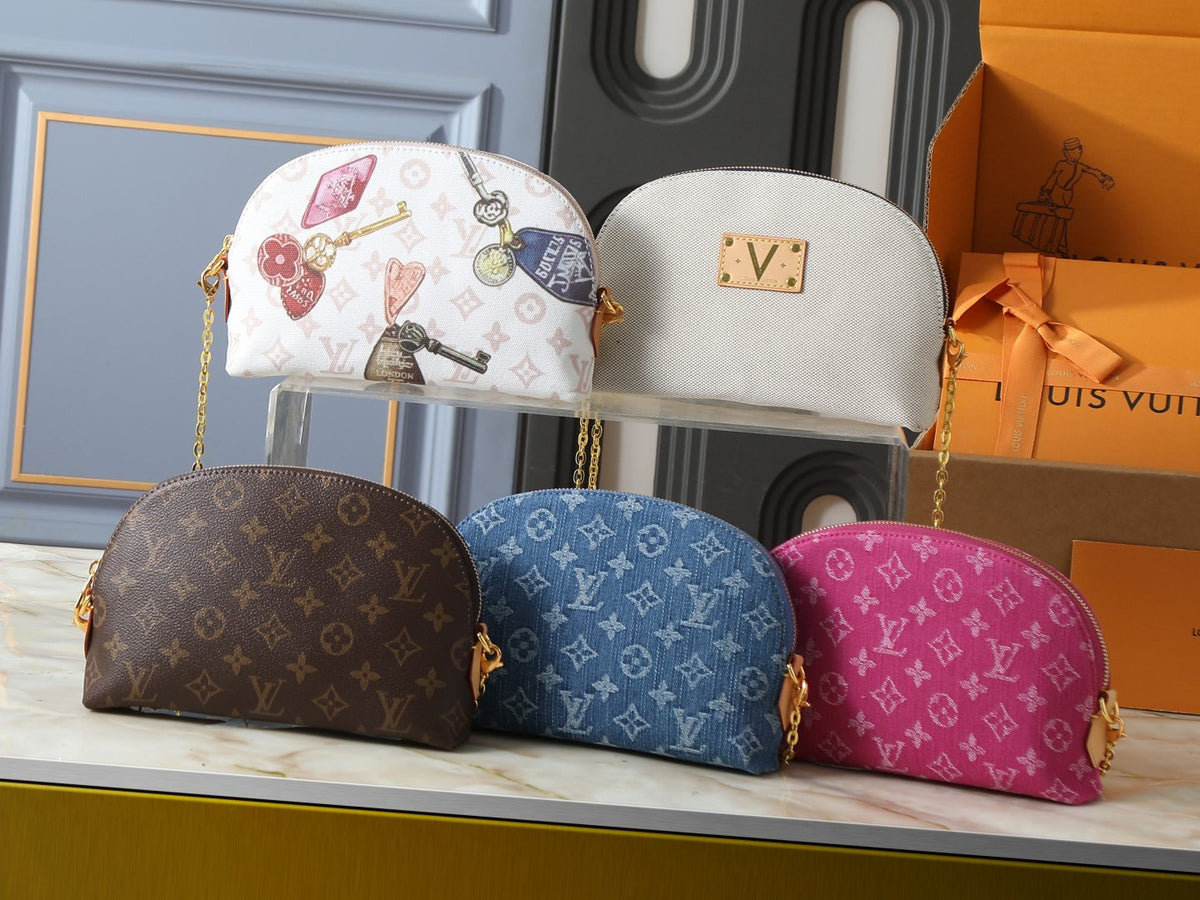 Louis Vuitton Arched Zip-Top Cosmetic Pouch — comparison