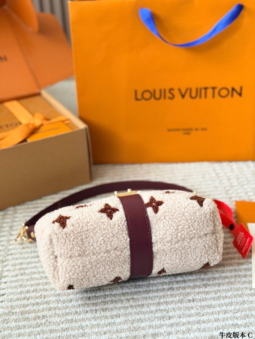 Louis Vuitton Monogram Plush Shoulder Bag — detail