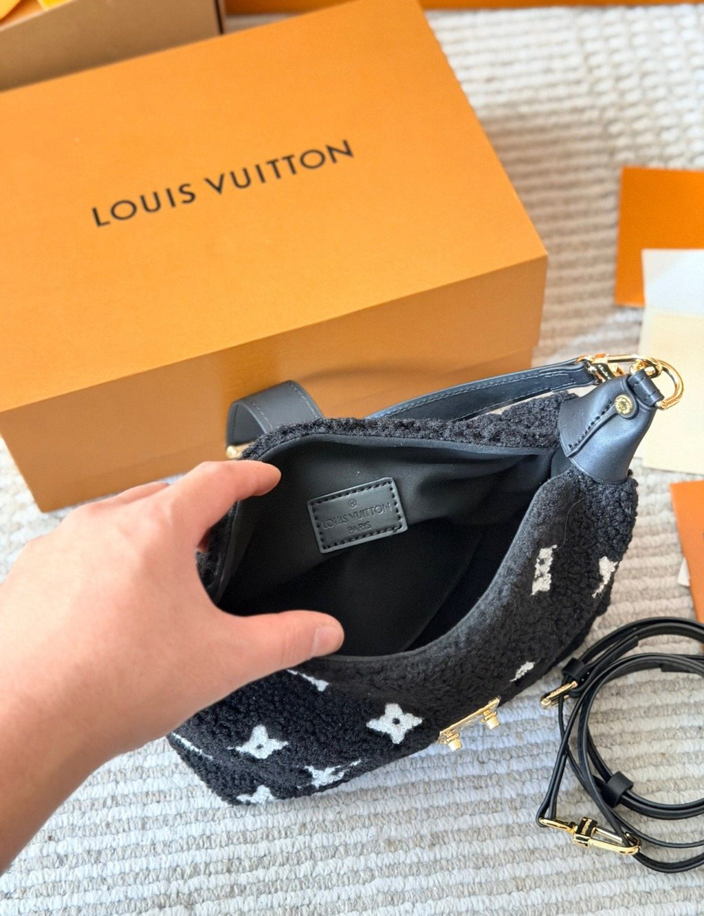 Louis Vuitton Monogram Plush Shoulder Bag — detail