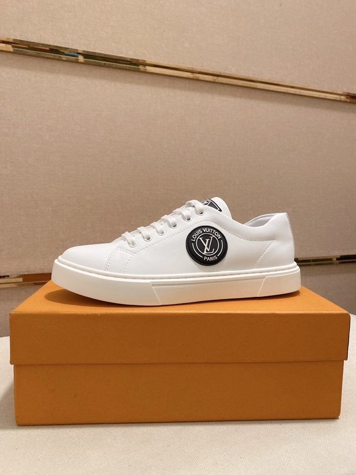 Louis Vuitton Emblem Low-Top Sneakers — front