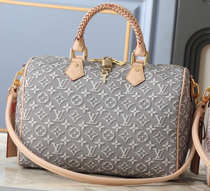 Louis Vuitton Speedy Soft Monogram Emblème Bag — front