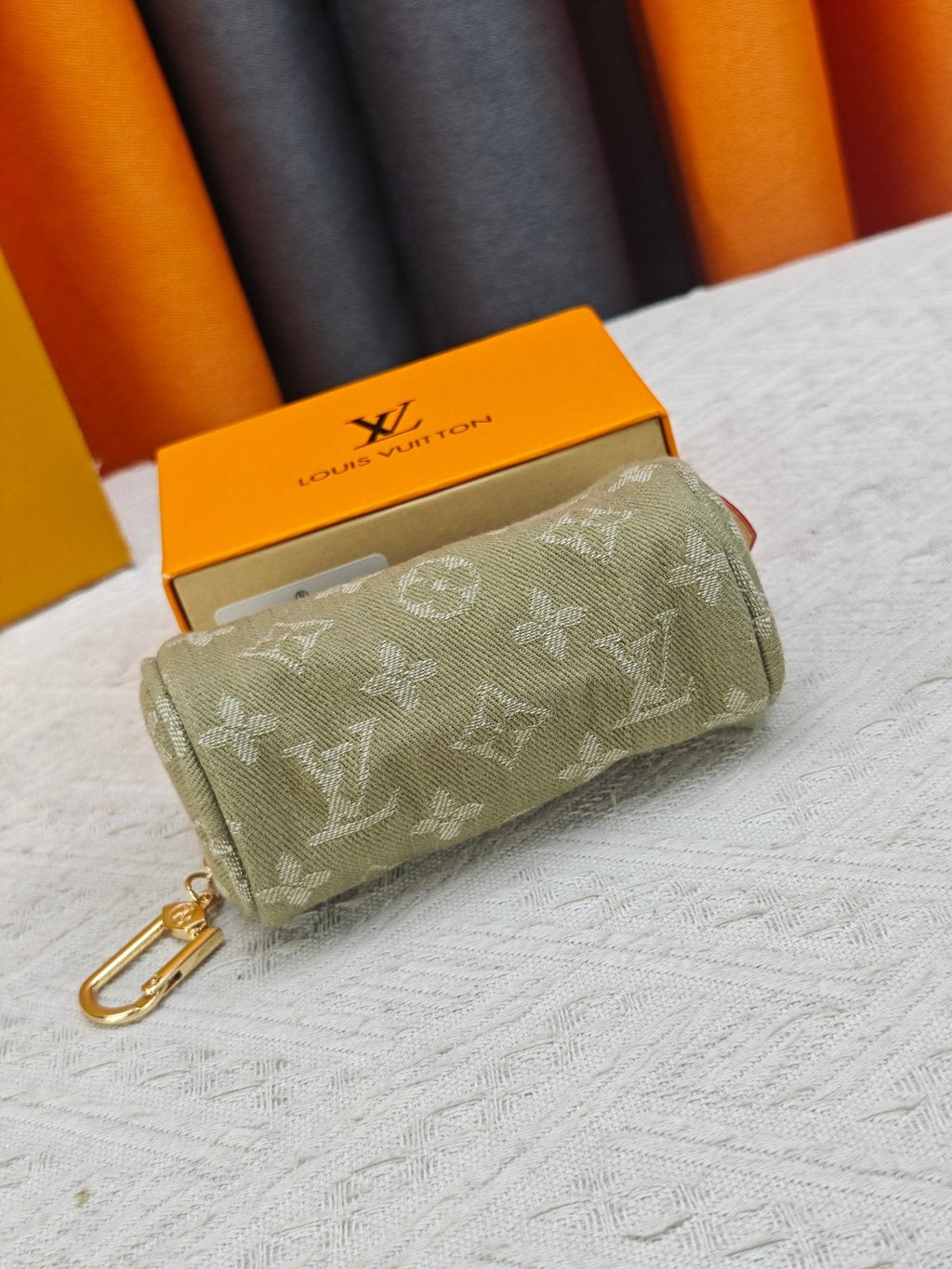 Louis Vuitton Speedy Trousse Monogram Denim Coin Pouch — back