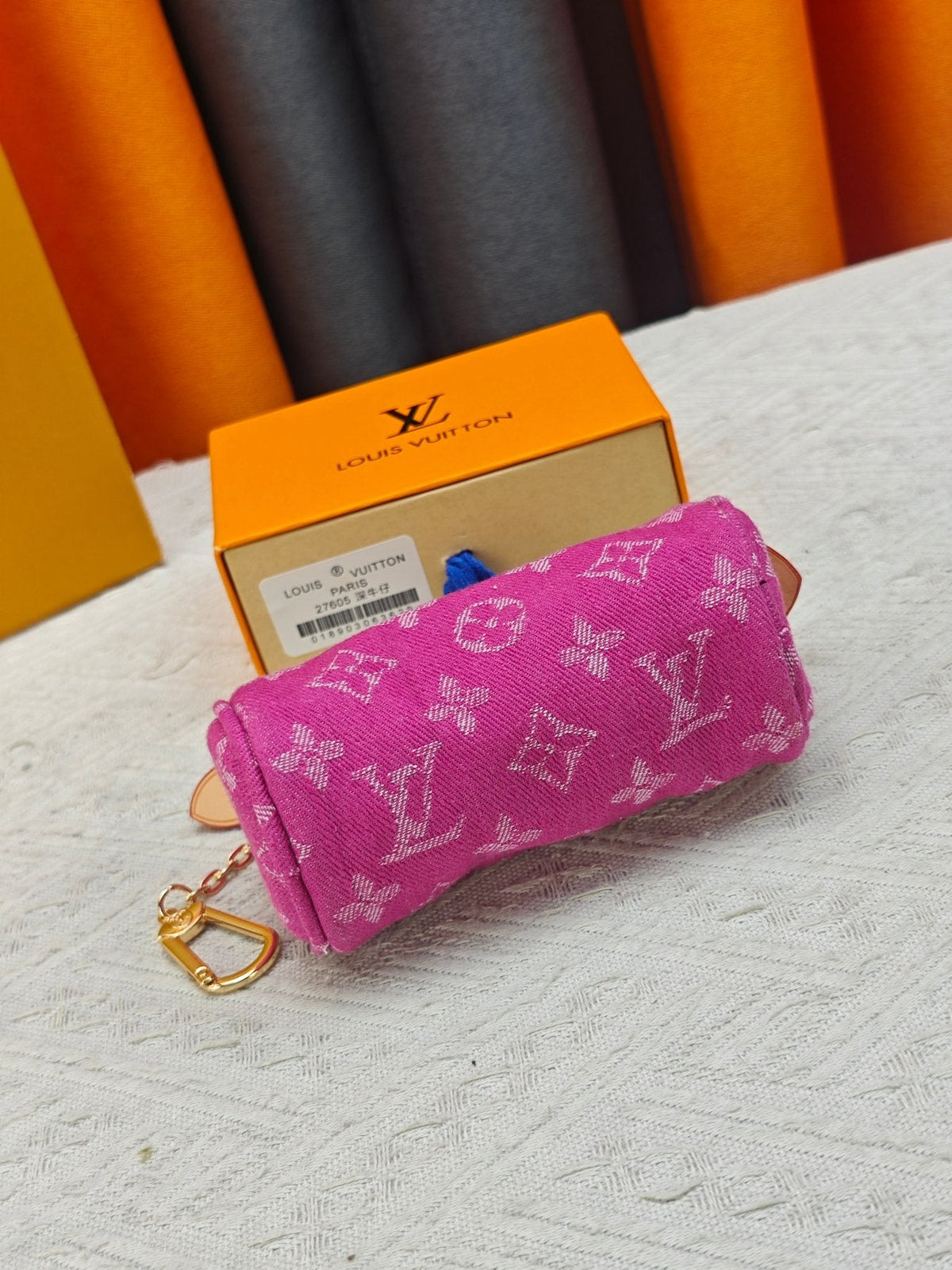 Louis Vuitton Speedy Trousse Monogram Denim Coin Pouch — back
