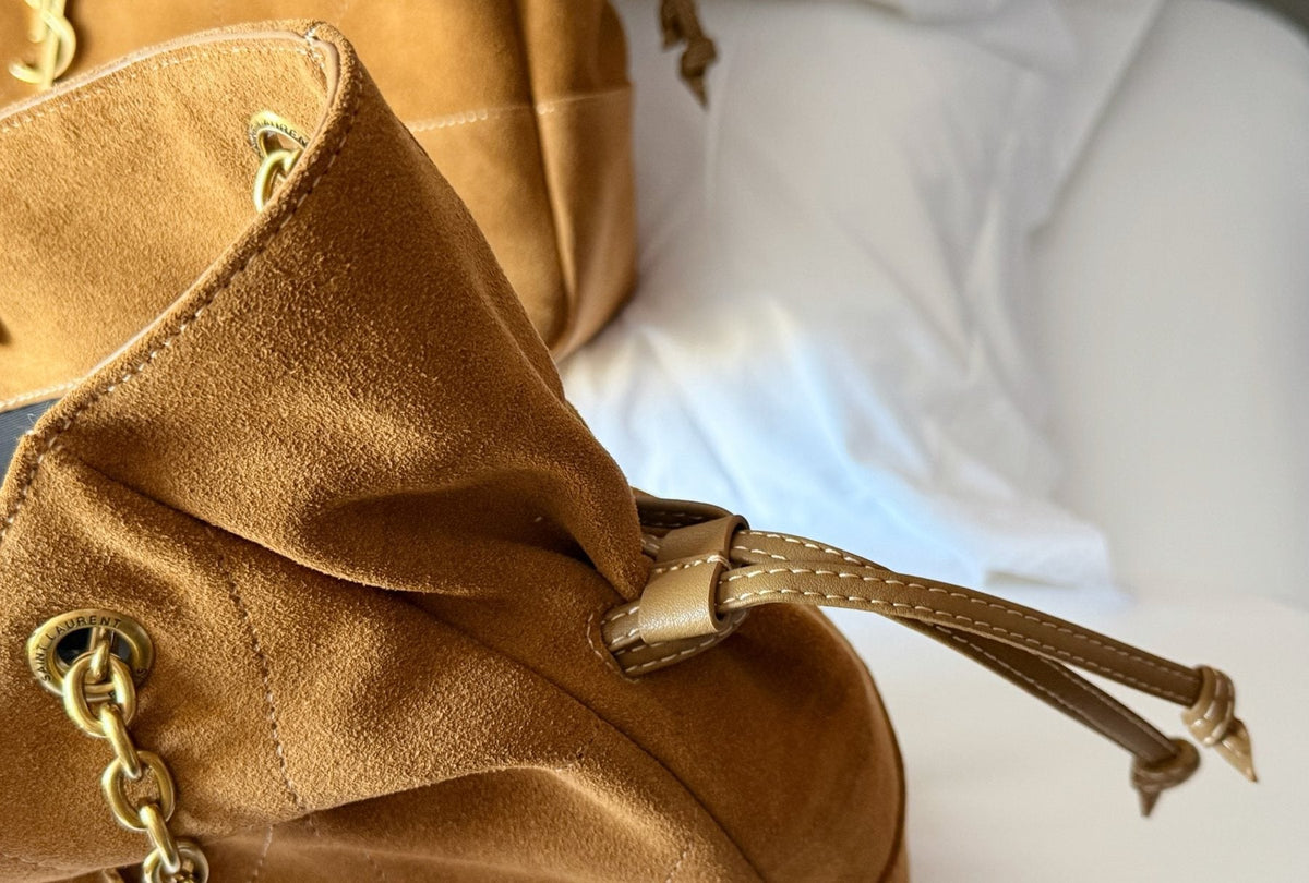 Saint Laurent Jamie Pochon Chain-Handle Tote — detail