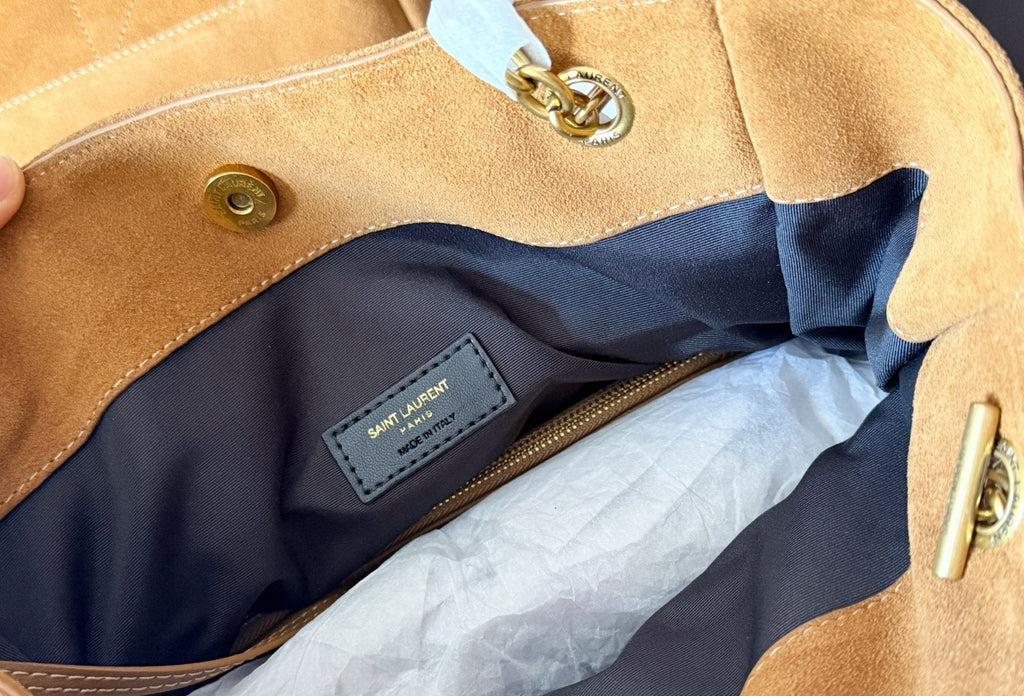 Saint Laurent Jamie Pochon Chain-Handle Tote — detail