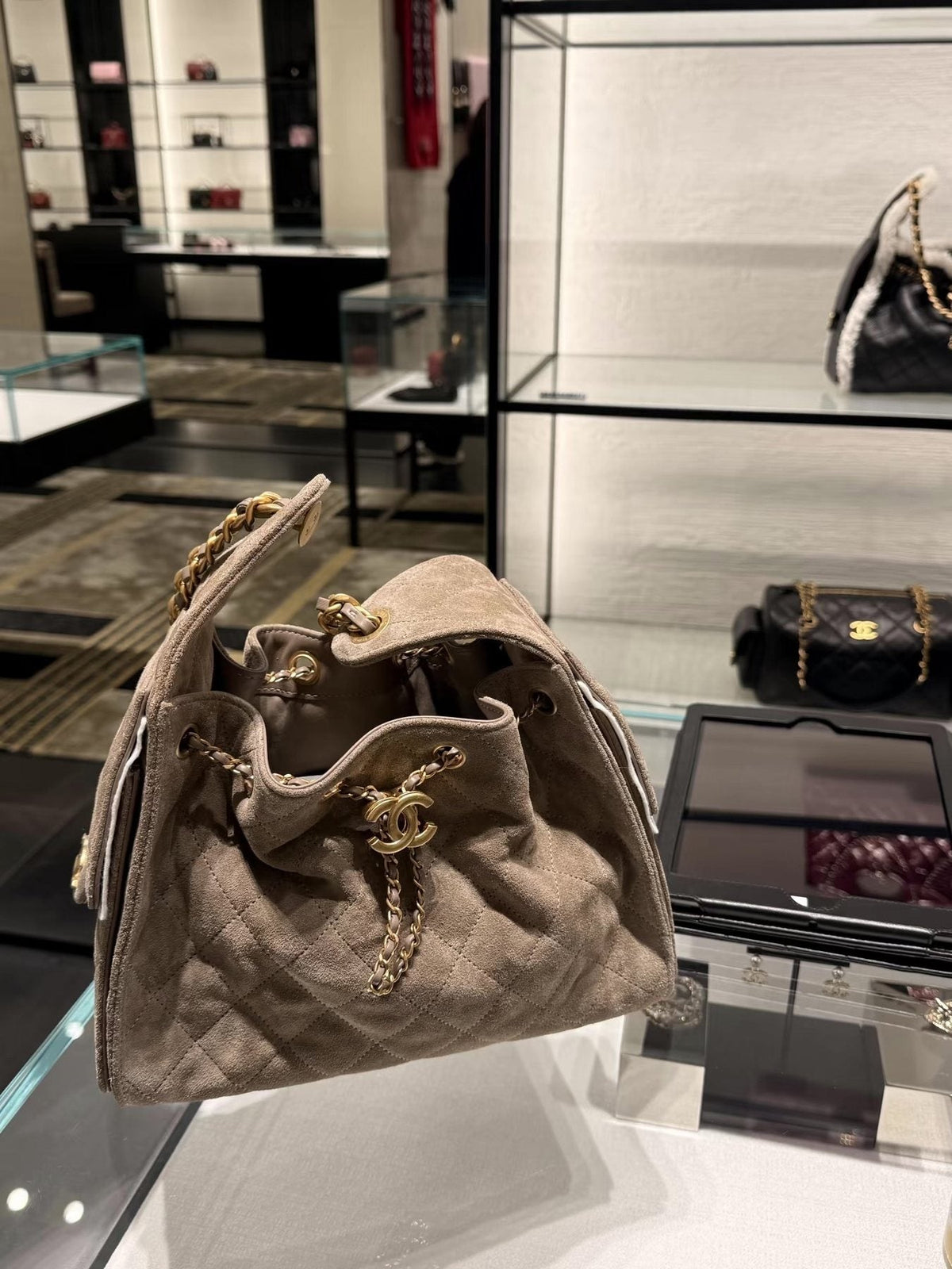 Chanel 25 Quilted Shoulder Bag — front