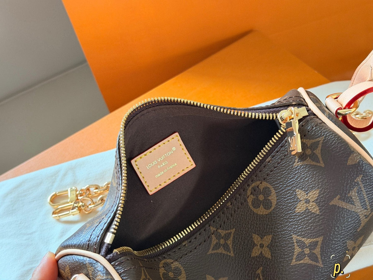 Louis Vuitton Monogram Barrel Shoulder Bag — front