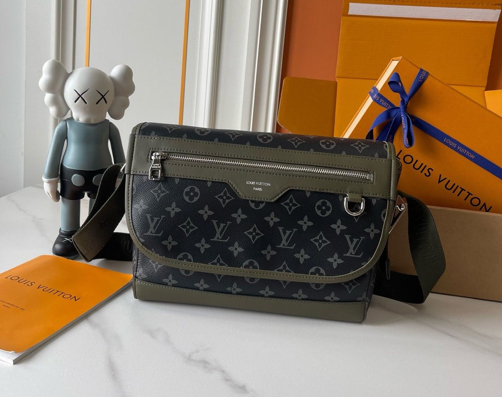 Louis Vuitton Courrier Monogram Messenger Bag — front