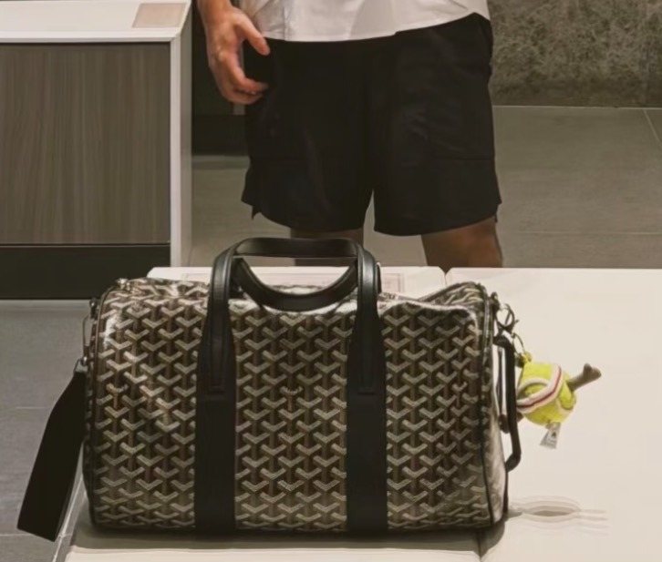 Goyard Barrel Duffel Bag — front