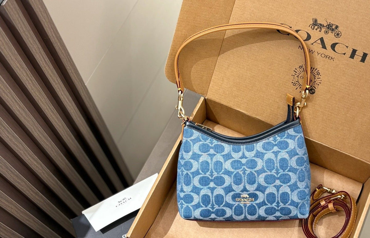 Coach Laurel Signature Hobo Bag — front