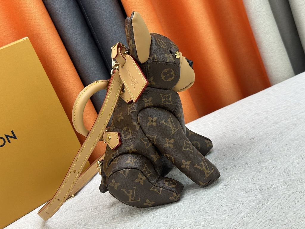 Louis Vuitton Pooch Bag Monogram Dog-Shaped Handbag — side