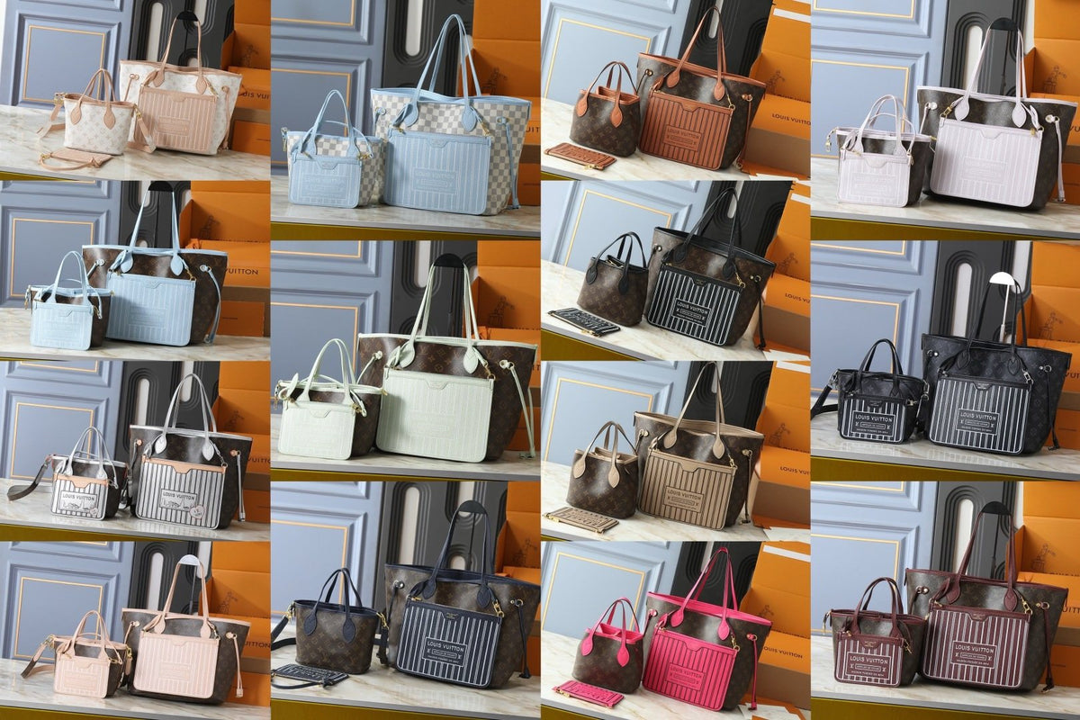 Louis Vuitton Neverfull Inside Out Tote Bag — comparison