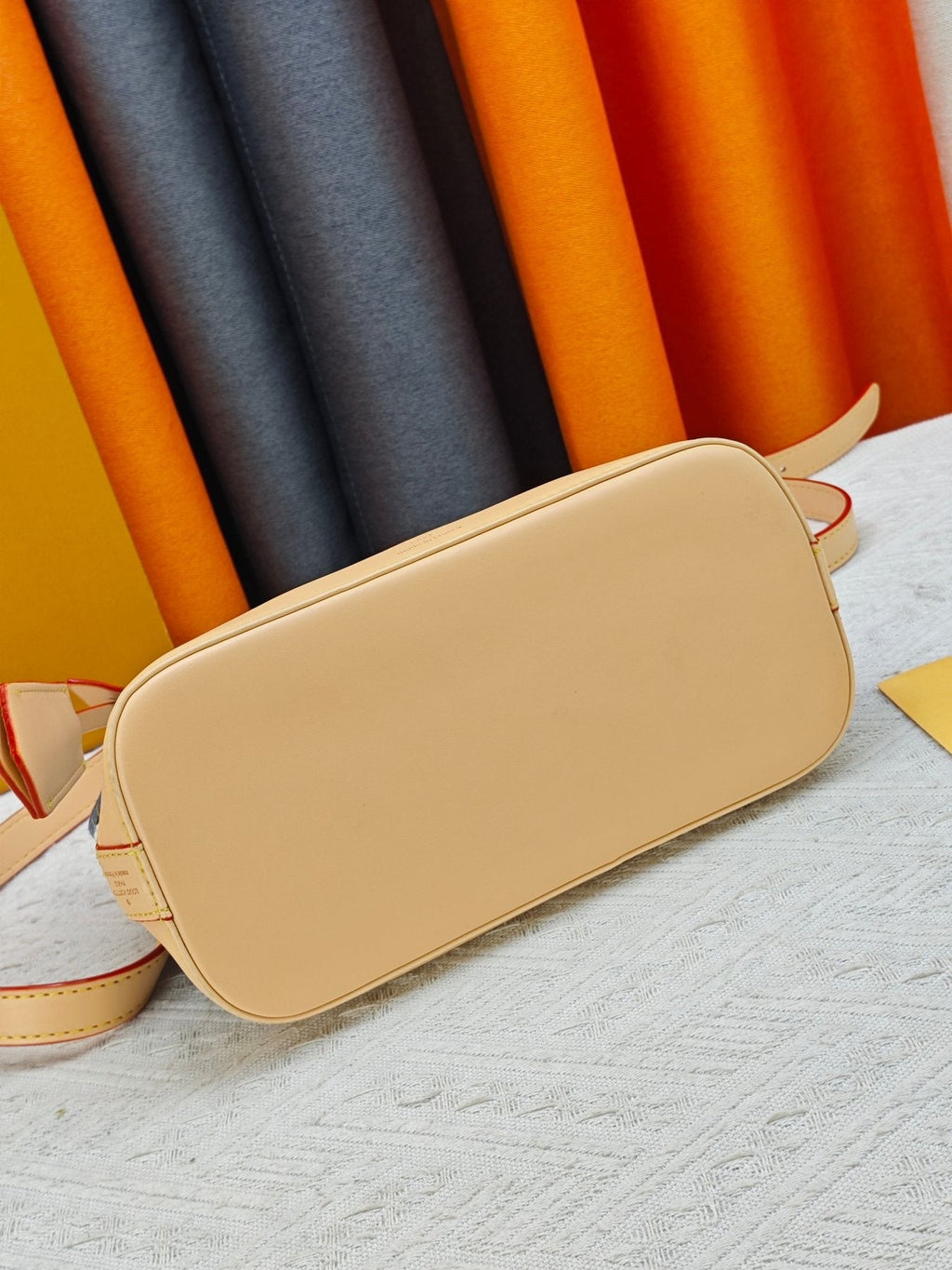 Louis Vuitton Alma BB Domed Top-Handle Bag — detail