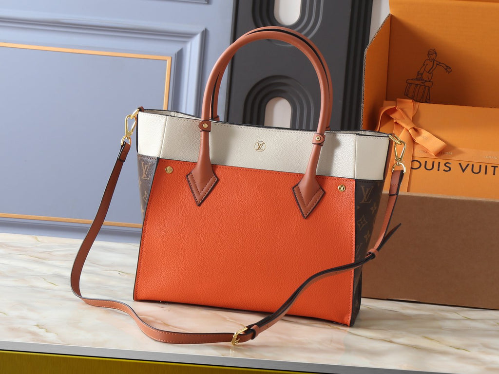 Louis Vuitton On My Side Turnlock Tote — back